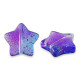 Glass bead 13mm Star - Purple